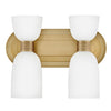 Tallulah LED Vanity in Lacquered Brass