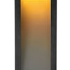 Taper LED Outdoor Lantern in Textured Black