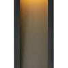 Taper LED Outdoor Lantern in Textured Black