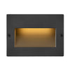 Taper LED Step Light in Satin Black