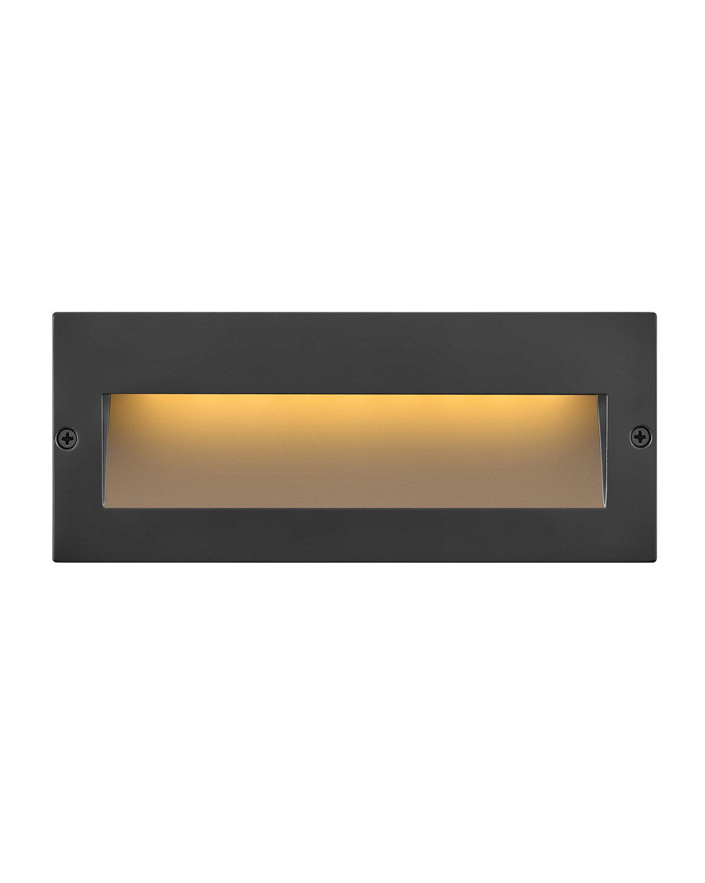 Taper LED Step Light in Satin Black