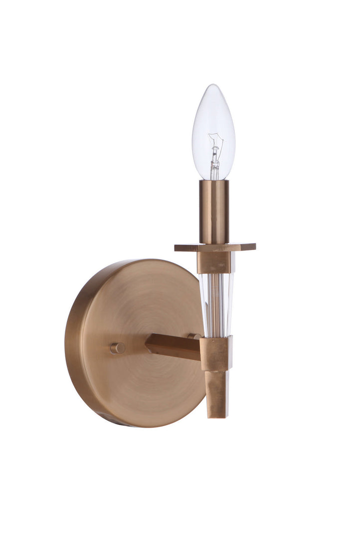 Tarryn One Light Wall Sconce in Satin Brass