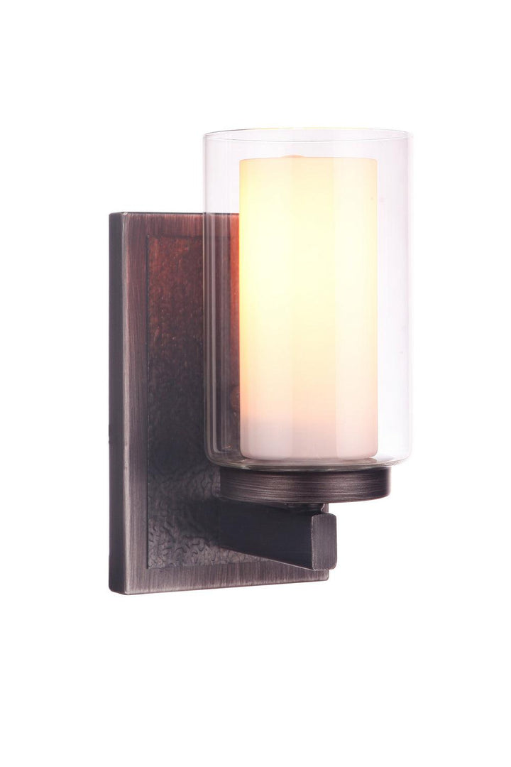 Texture One Light Wall Sconce in Natural Iron/Vintage Iron