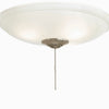 Three Light Fan Light Kit in White