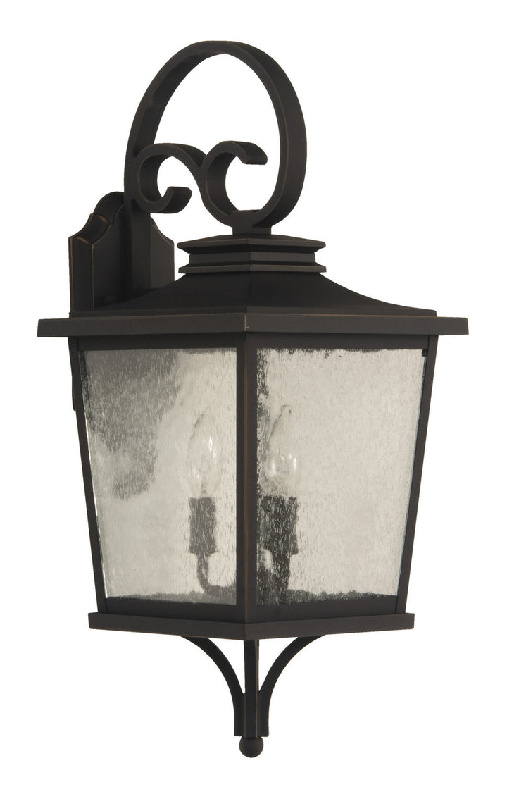 Tillman Three Light Outdoor Wall Mount in Dark Bronze Gilded