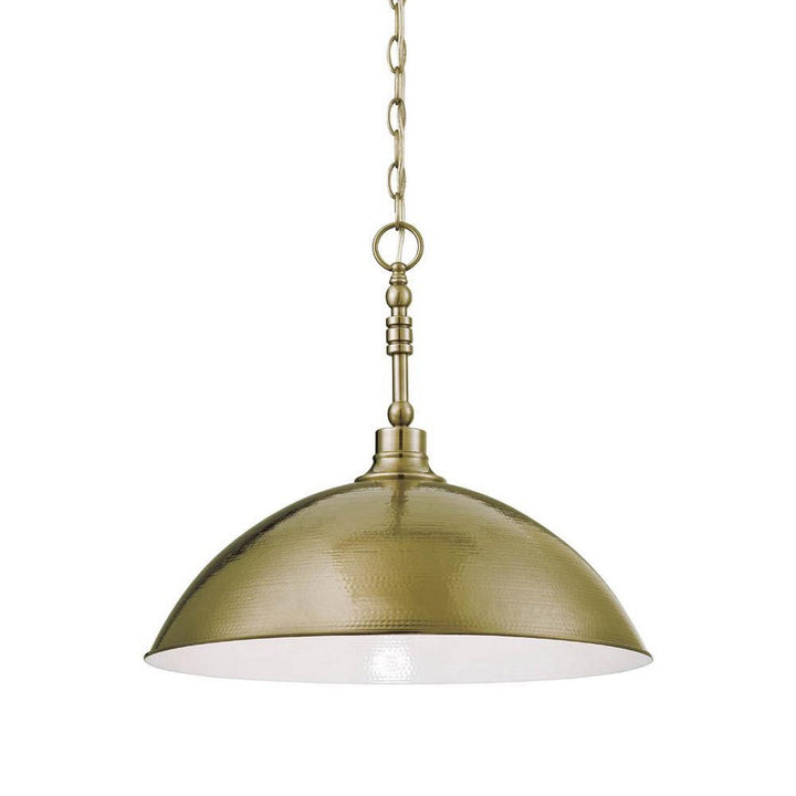 Timarron One Light Pendant in Legacy Brass