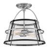Tournon LED Semi-Flush Mount in Brushed Nickel