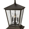 Trellis LED Pier Mount in Regency Bronze