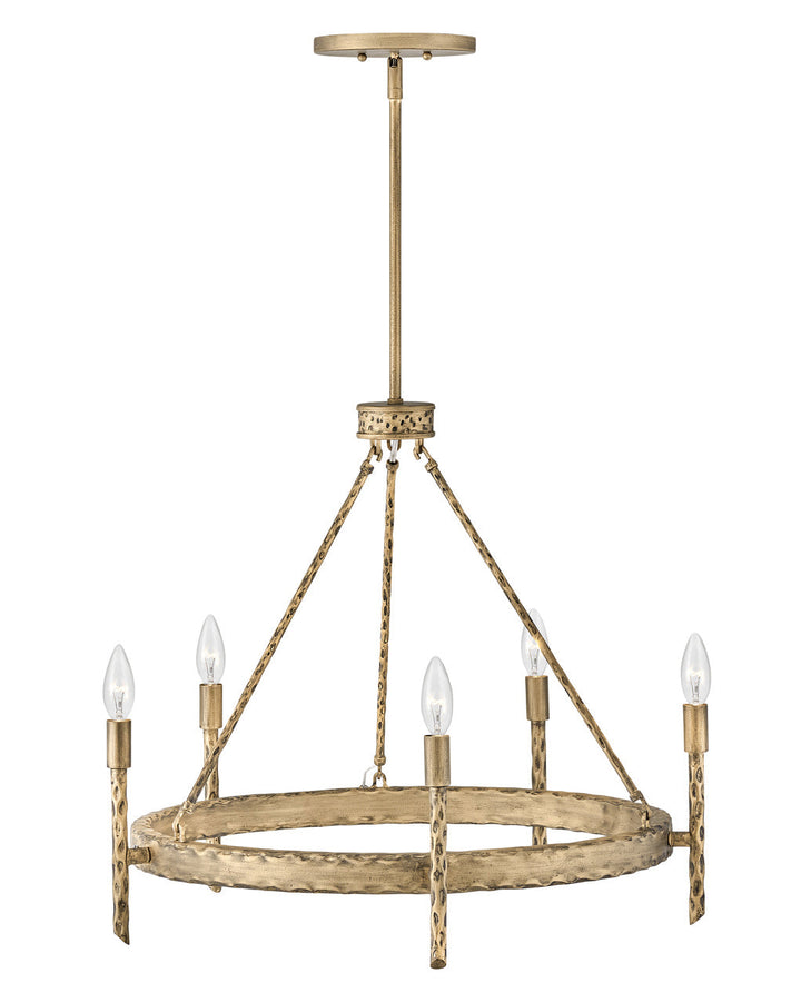 Tress LED Pendant in Champagne Gold