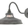 Troyer LED Outdoor Lantern in Aged Zinc