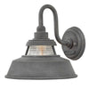 Troyer LED Wall Mount in Aged Zinc