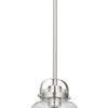 Trystan One Light Mini Pendant in Brushed Polished Nickel