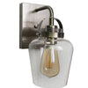 Trystan One Light Wall Sconce in Brushed Polished Nickel