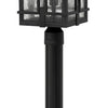 Tucker LED Post Top/ Pier Mount in Museum Black