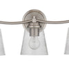Tyler Three Light Vanity in Brushed Polished Nickel