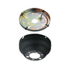 Universal Canopy Kit Flush Mount Canopy in Matte Black