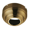 Universal Canopy Kit Slope Ceiling Adapter in Burnished Brass