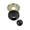Universal Canopy Kit Slope Ceiling Adapter in Matte Black