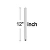 Universal Downrod in Polished Nickel