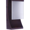 Vault LED Outdoor Wall Lantern in Aged Bronze Brushed