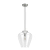 Vidria One Light Pendant in Brushed Nickel