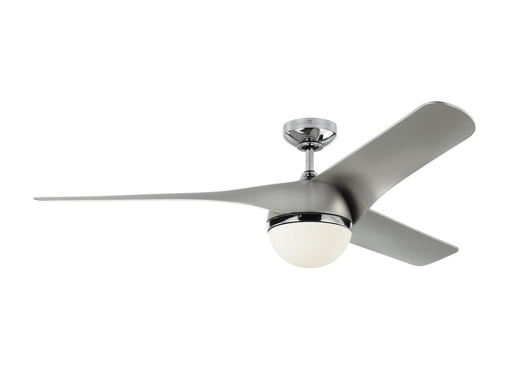 Visual Comfort Akova 56" Indoor/Outdoor DC Ceiling Fan with 20W LED Light plus Remote