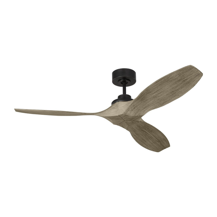 Visual Comfort Fan Collins Smart DC Ceiling Fan with Carved Wood Bladeas and Remote Control