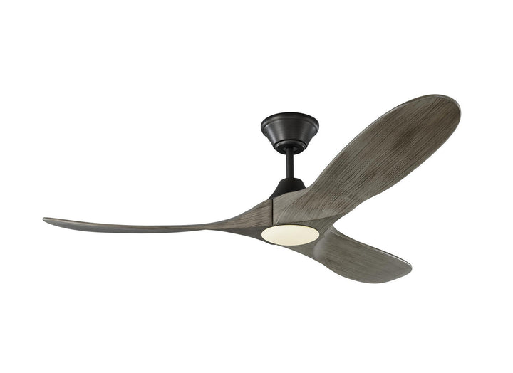 Visual Comfort Fan Maverick DC Indoor/Outdoor Ceiling Fan with Dimmable LED light and 6 Speed Remote Control