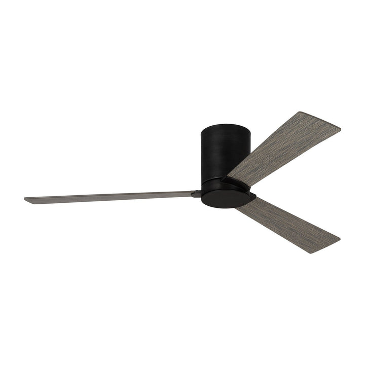 Visual Comfort Fan Rozzen Flushmount DC Indoor/Outdoor Ceiling Fan with 6 Speed Remote Control