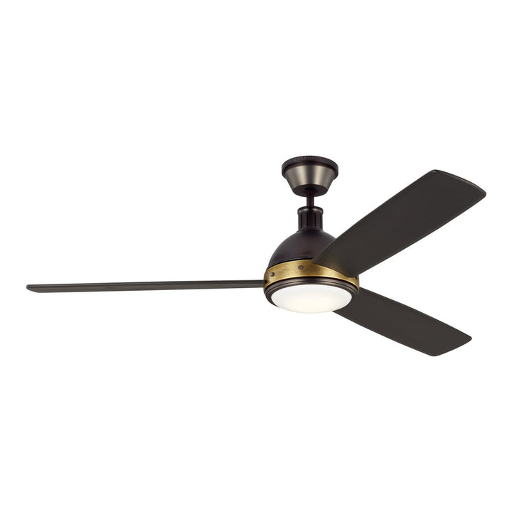 Visual Comfort Hicks 60" DC Ceiling Fan with 20W LED Light and Remote