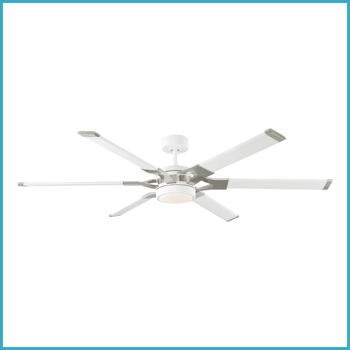 Visual Comfort Loft Indoor/Outdoor DC Ceiling Fan with 20W LED and Remote