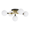 Visual Comfort Modern Five Light Flush Mount