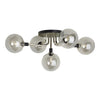 Visual Comfort Modern Five Light Flush Mount
