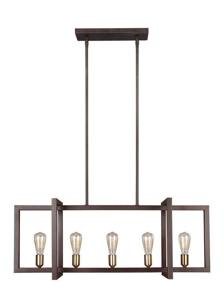 Visual Comfort Studio Five Light Island Chandelier