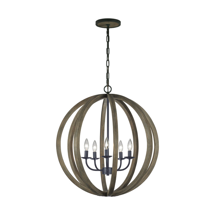 Visual Comfort Studio Five Light Pendant