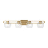 Visual Comfort Studio Four Light Bath Vanity