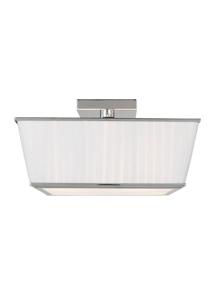 Visual Comfort Studio Four Light Flush Mount