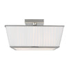Visual Comfort Studio Four Light Flush Mount