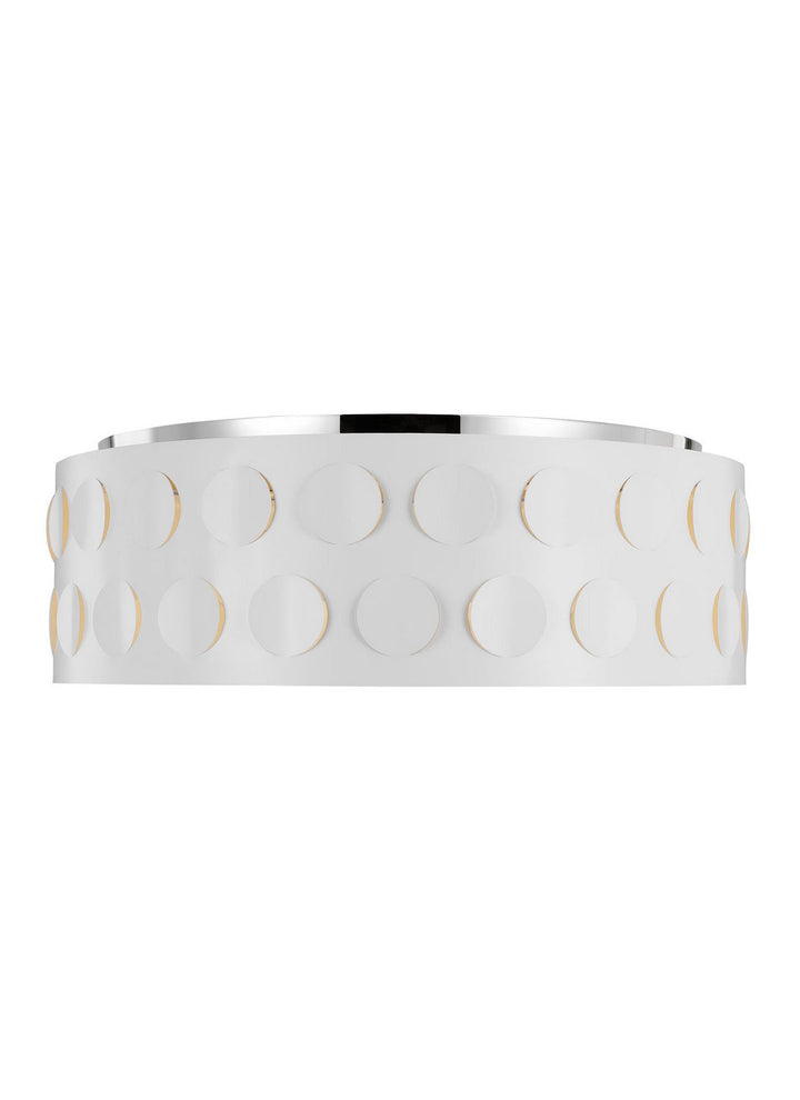 Visual Comfort Studio Four Light Flush Mount