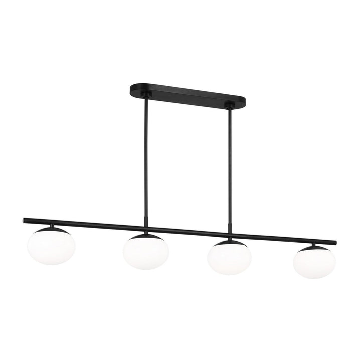 Visual Comfort Studio Four Light Linear Chandelier