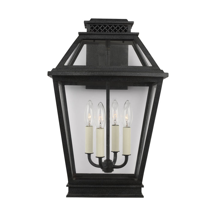 Visual Comfort Studio Four Light Outdoor Wall Lantern