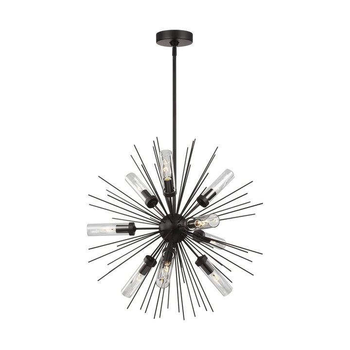 Visual Comfort Studio Nine Light Outdoor Chandelier