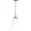 Visual Comfort Studio One Light Pendant