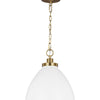 Visual Comfort Studio One Light Pendant