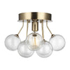 Visual Comfort Studio One Light Semi-Flush Mount