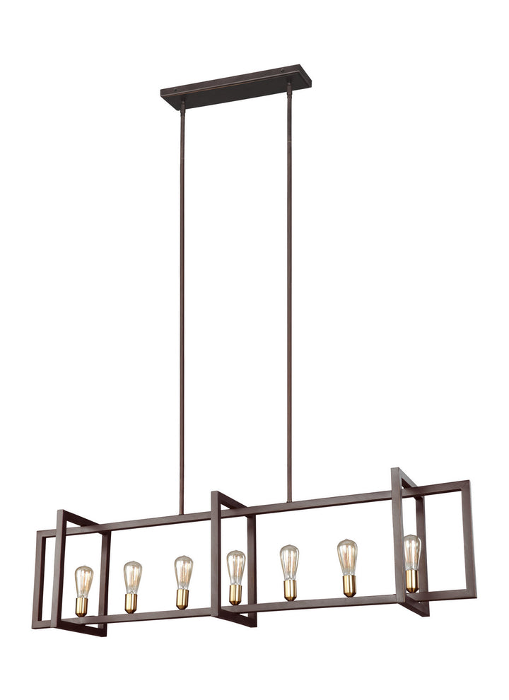 Visual Comfort Studio Seven Light Island Chandelier