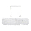 Visual Comfort Studio Seven Light Linear Chandelier