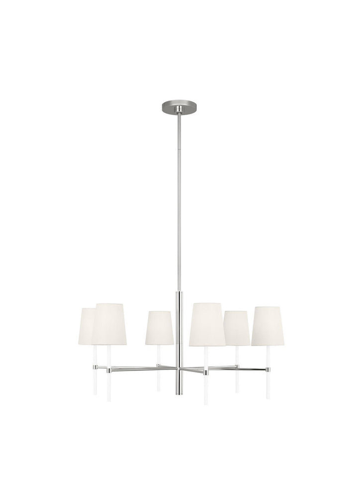 Visual Comfort Studio Six Light Chandelier