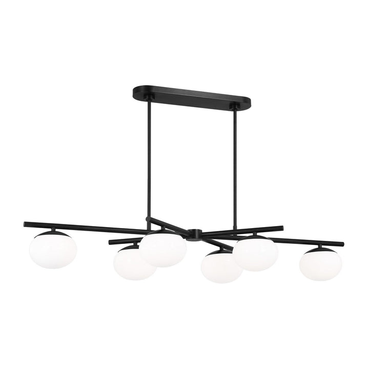 Visual Comfort Studio Six Light Linear Chandelier