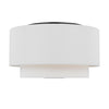 Visual Comfort Studio Three Light Flush Mount